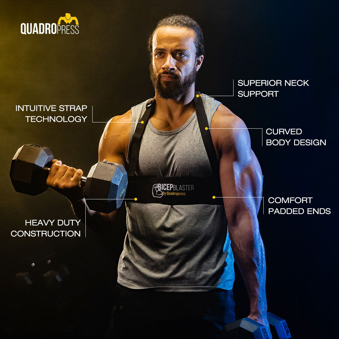  RDX Arm Blaster Biceps Triceps, 23” Aluminum Fitness